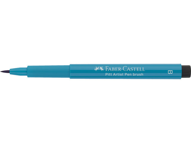 Tekenstift Faber-Castell Pitt Artist Pen Brush 153 kobalt turkoois