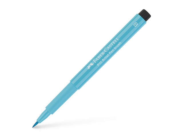 Tekenstift Faber-Castell Pitt Artist Pen Brush 154 kobalt turquoise licht