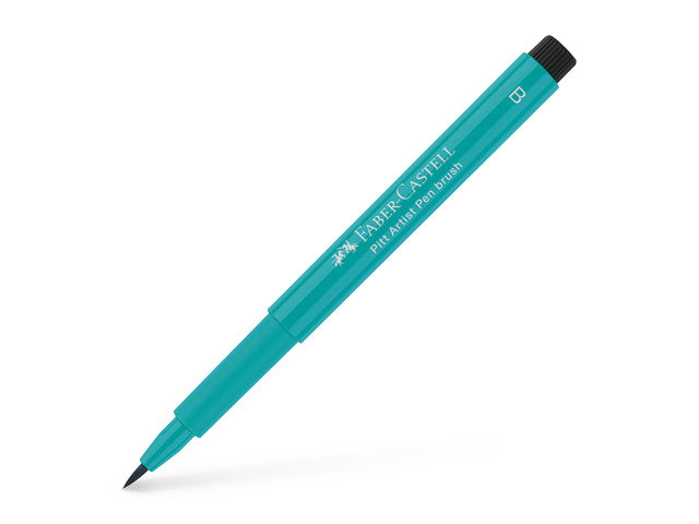 Tekenstift Faber-Castell Pitt Artist Pen Brush 156 kobaltgroen