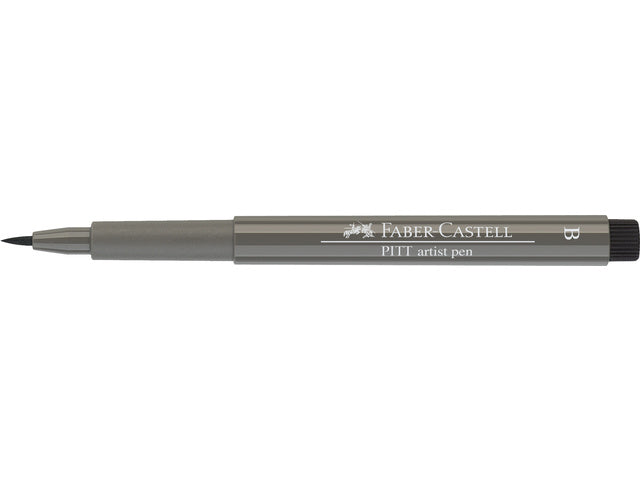 Tekenstift Faber-Castell Pitt Artist Pen Brush 273 warmgrijs IV