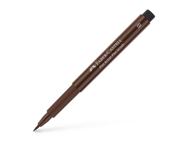 Tekenstift Faber-Castell Pitt Artist Pen Brush 175 donker sepia