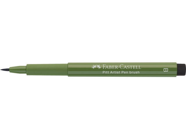 Tekenstift Faber-Castell Pitt Artist Pen Brush 174 chroomgroen opaak