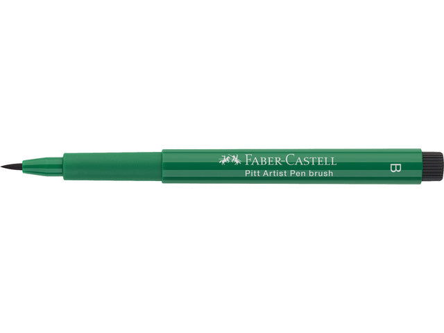 Tekenstift Faber-Castell Pitt Artist Pen Brush 264 phthalogroen donker