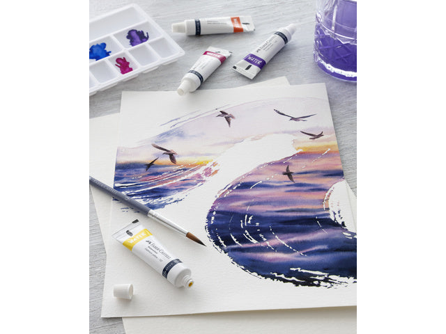 Waterverf Faber-Castell 24 stuks assorti kleuren