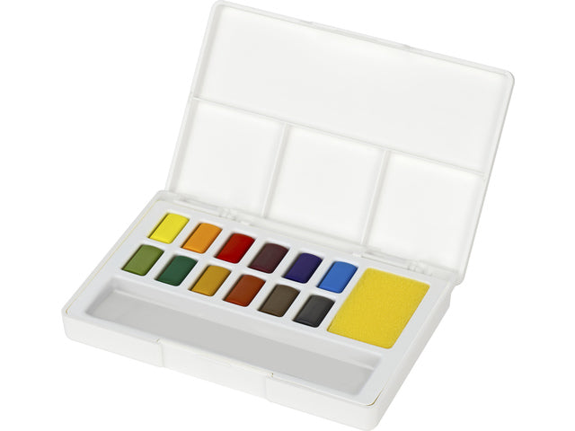 Waterverf Faber-Castell in doos met 12 kleuren