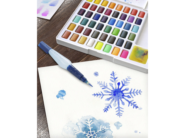 Waterverf Faber-Castell in doos met 48 kleuren