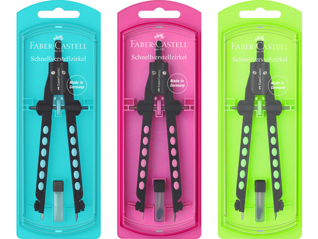 Snelverstelpasser Faber-Castell Neon assorti