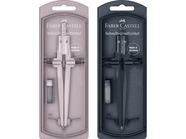 Snelverstelpasser Faber-Castell Streamdisplay ass. kleuren diepblauw, glanzend roze.