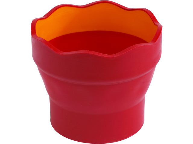 Waterbeker Faber-Castell Clic &amp; Go roze/oranje