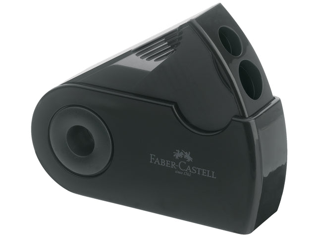 Federmäppchen Faber-Castell „Sleeve“ schwarz 2-fach