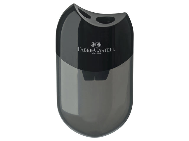 Puntenslijper Faber-Castell und Afvalkoker Schwarz