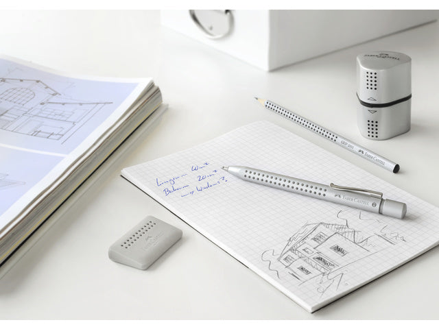 Puntenslijper Faber-Castell GRIP 2001 Trio Silber