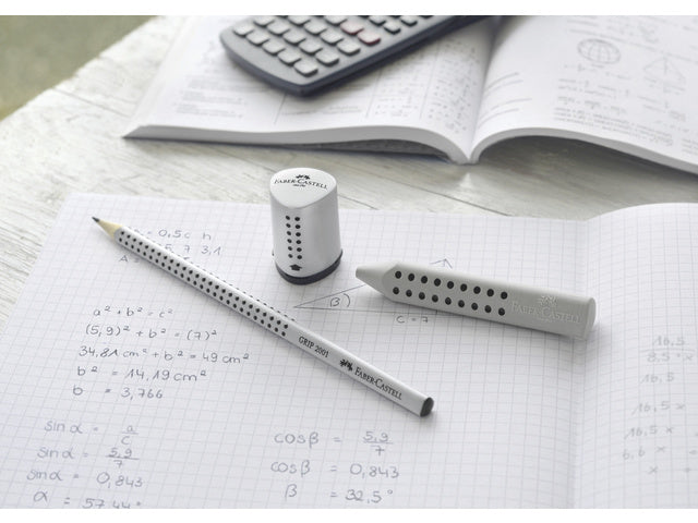 gom Faber-Castell GRIP 2001 grijs