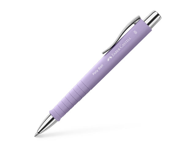 Balpen Faber-Castell Polyball XB zoet lila