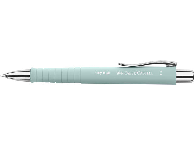Balpen Faber-Castell Polyball XB caribisch blauw