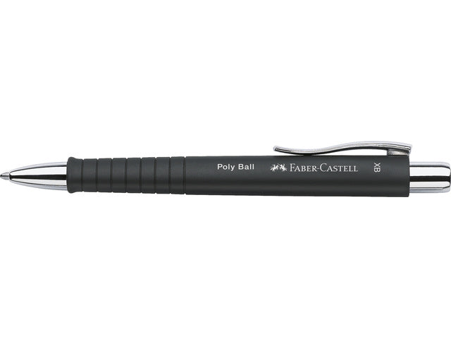 Balpen Faber-Castell Polyball XB zwart