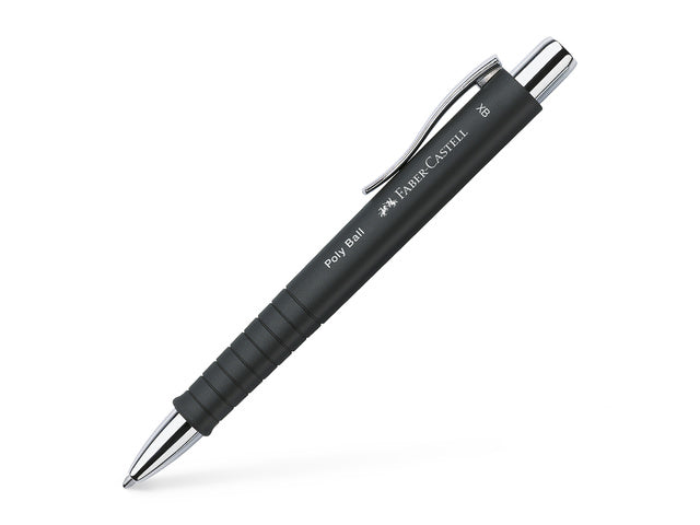 Balpen Faber-Castell Polyball XB zwart