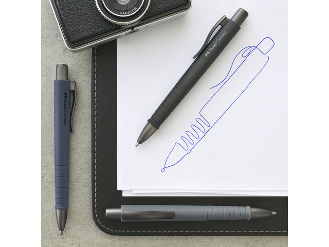 Balpen Faber-Castell Polyball XB Urban marine blauw