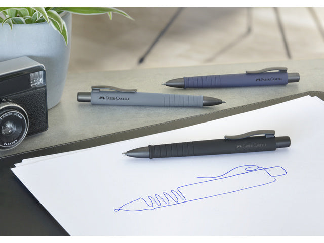 Balpen Faber-Castell Polyball XB Urban marine blauw