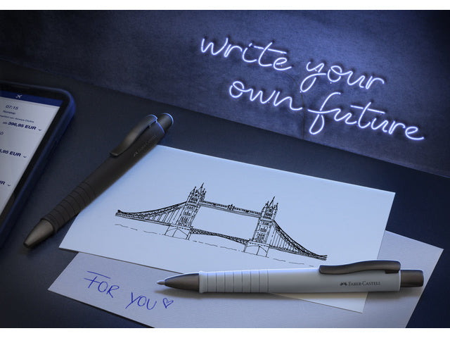 Balpen Faber-Castell Polyball XB zwart