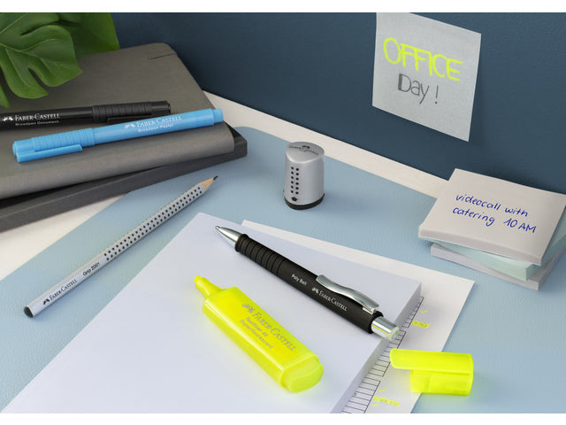 Balpen Faber-Castell Polyball M zwart
