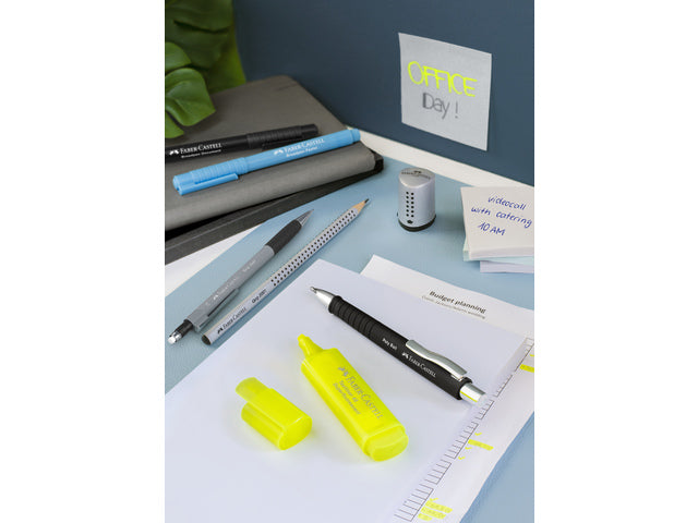 Balpen Faber-Castell Polyball M zwart