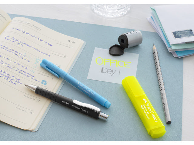 Balpen Faber-Castell Polyball M zwart