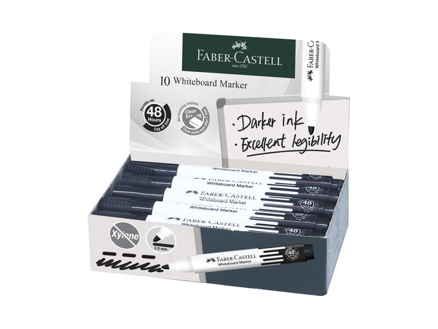 Whiteboardmarker Faber-Castell zwart