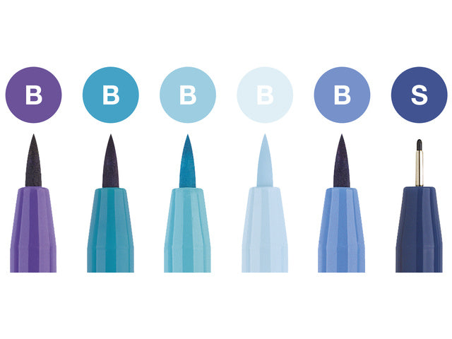 Tekenstift Faber-Castell Pitt Artist Pen Letteringset 6x