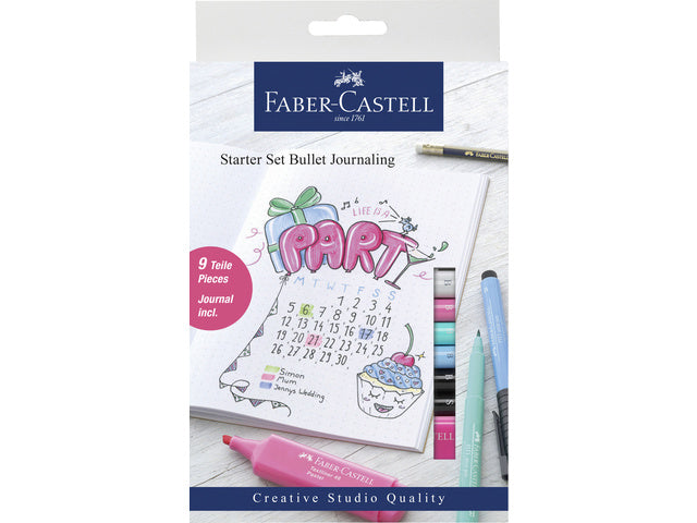 Bullet Journaling Faber-Castell 9-delige set met gratis gids