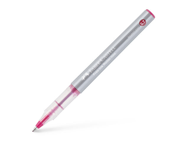 Inktroller Faber-Castell 0.7mm wijnrood