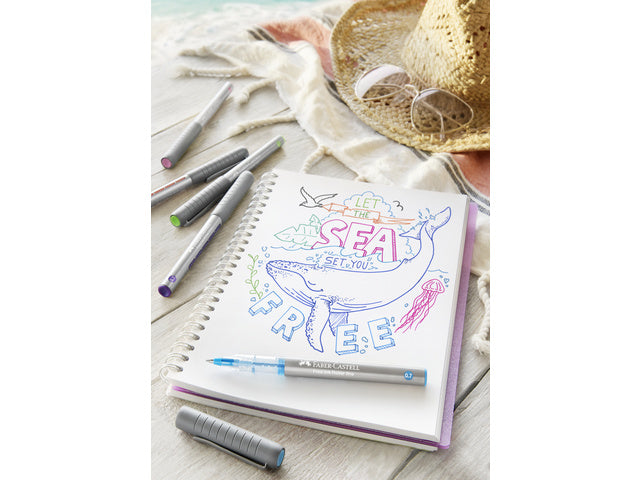 Inktroller Faber-Castell 0,7mm paars
