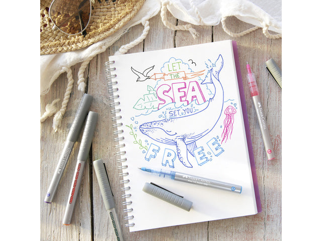Inktroller Faber-Castell 0,7mm paars