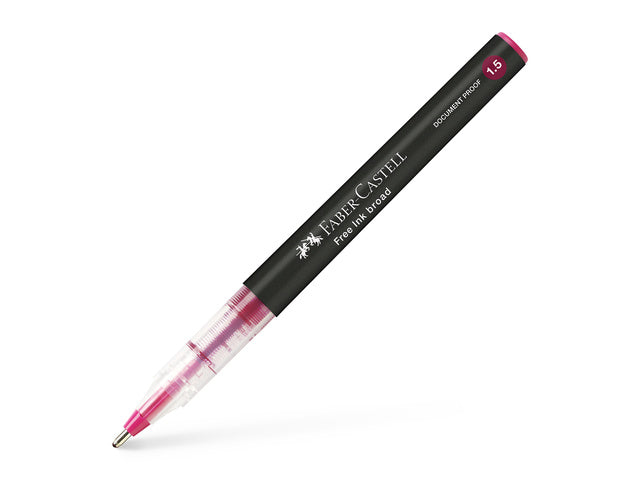 Inktroller Faber-Castell 1.5mm wijnrood