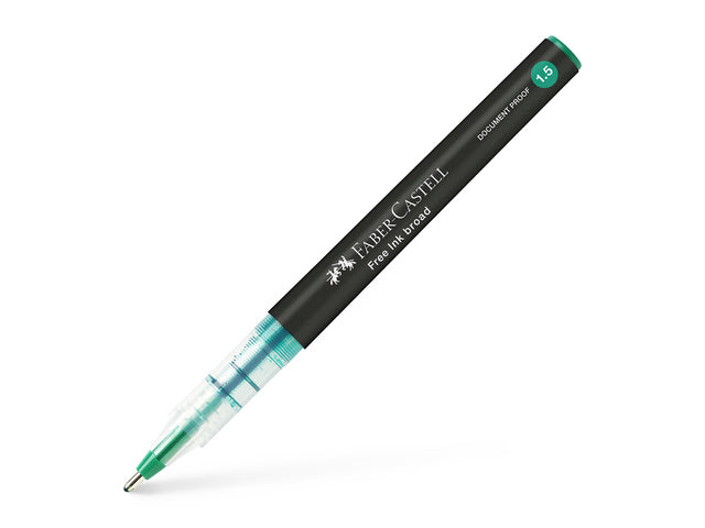 Inktroller Faber-Castell 1,5mm groen