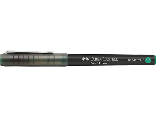 Inktroller Faber-Castell 1,5mm groen