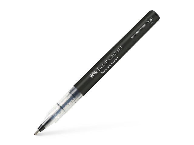 Inktroller Faber-Castell 1,5mm zwart