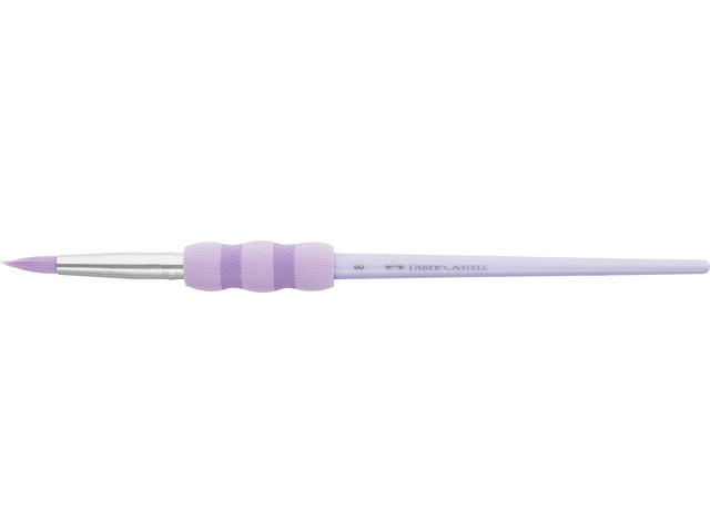 Penselenset Faber-Castell soft touch, 4 stuks pastelkleuren