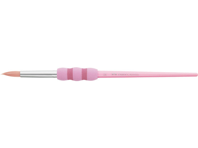 Penselenset Faber-Castell soft touch, 4 stuks pastelkleuren