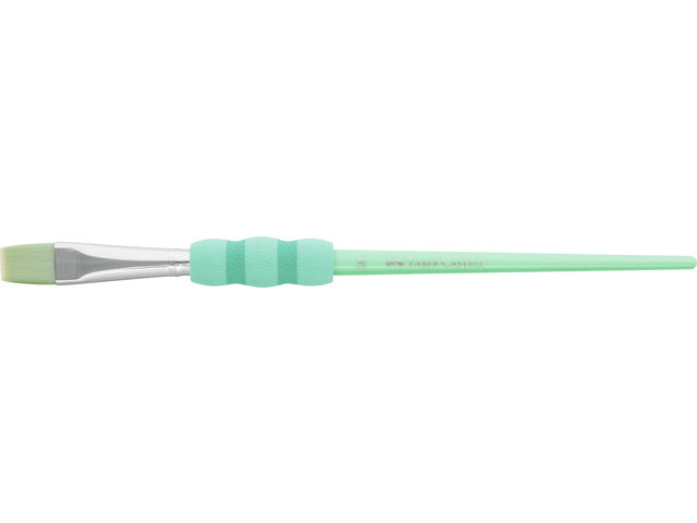 Penselenset Faber-Castell soft touch, 4 stuks pastelkleuren