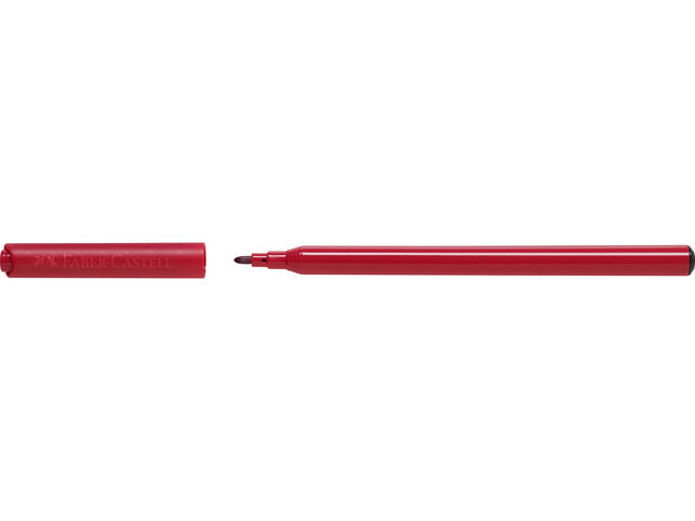 Viltstift Faber-Castell 12 stuks kartonnen etui assorti