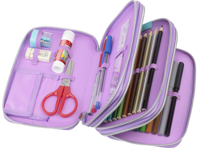Etui Faber-Castell gevuld Unicorn 3-laags 44 delig