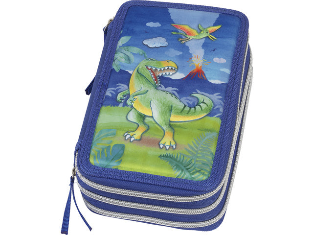 Etui Faber-Castell gevuld Dino 3-laags 44 delig