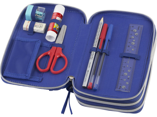 Etui Faber-Castell gevuld Dino 3-laags 44 delig