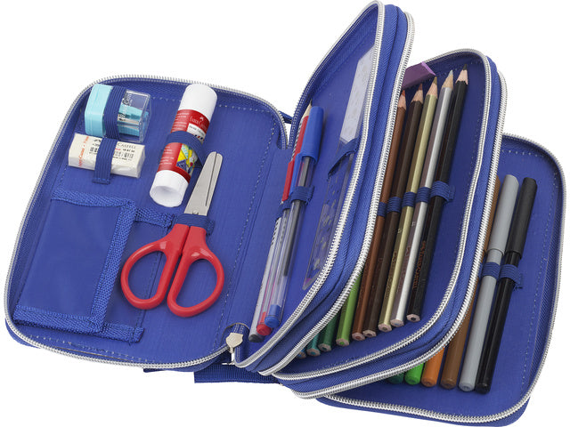 Etui Faber-Castell gevuld Dino 3-laags 44 delig
