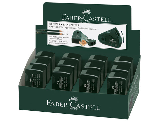 Puntenslijper Faber-Castell „Sleeve“ grün