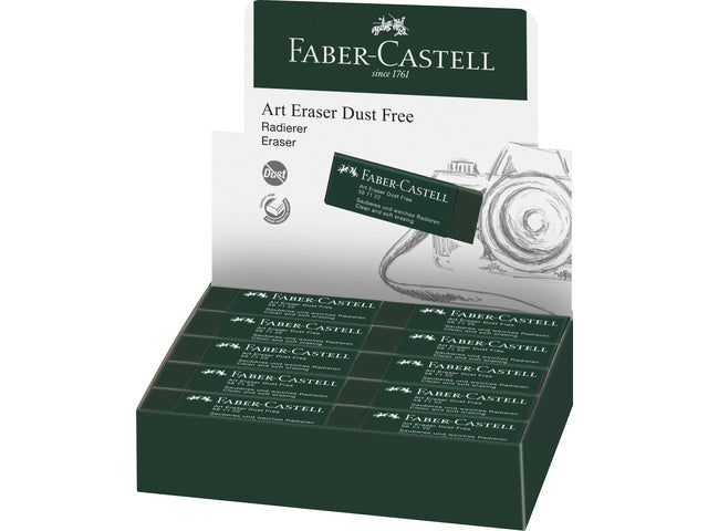 gom Faber-castell stofvrij groen