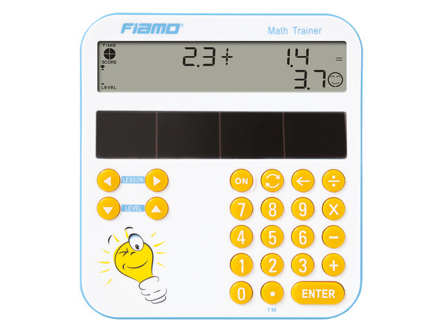 Rekenmachine Fiamo MATH TRAINER wit-blauw