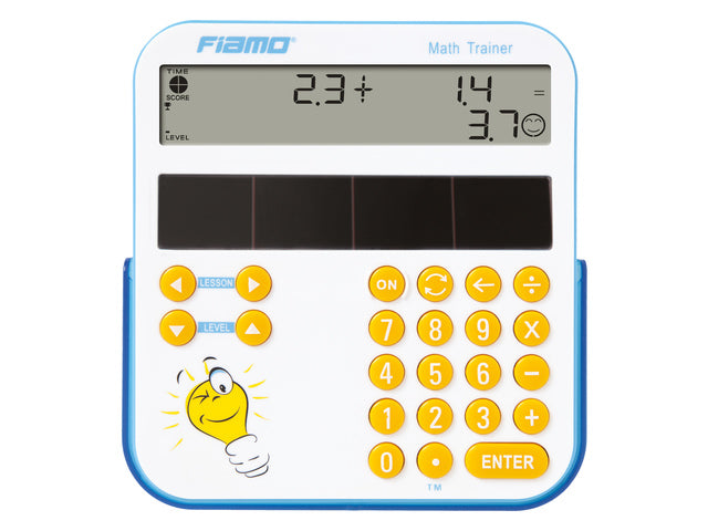 Rekenmachine Fiamo MATH TRAINER wit-blauw