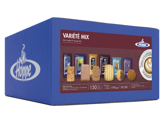 Koekjes Hoppe Variete mix doos a 150 stuks